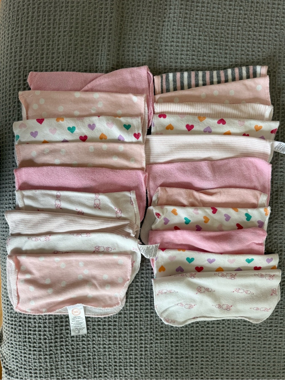 Baby Girls Washcloths 20-Pack